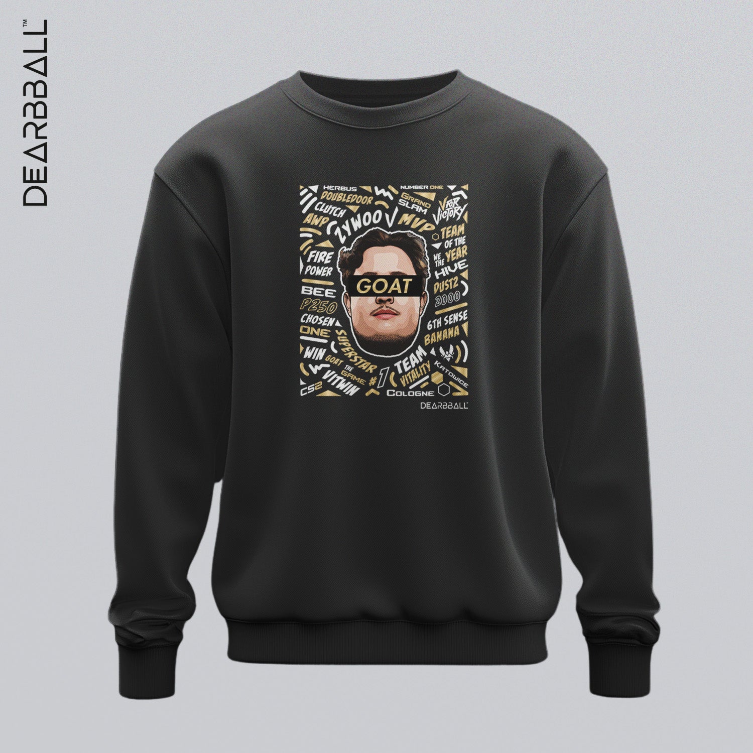 sweat dearbball x vitality zywoo noir