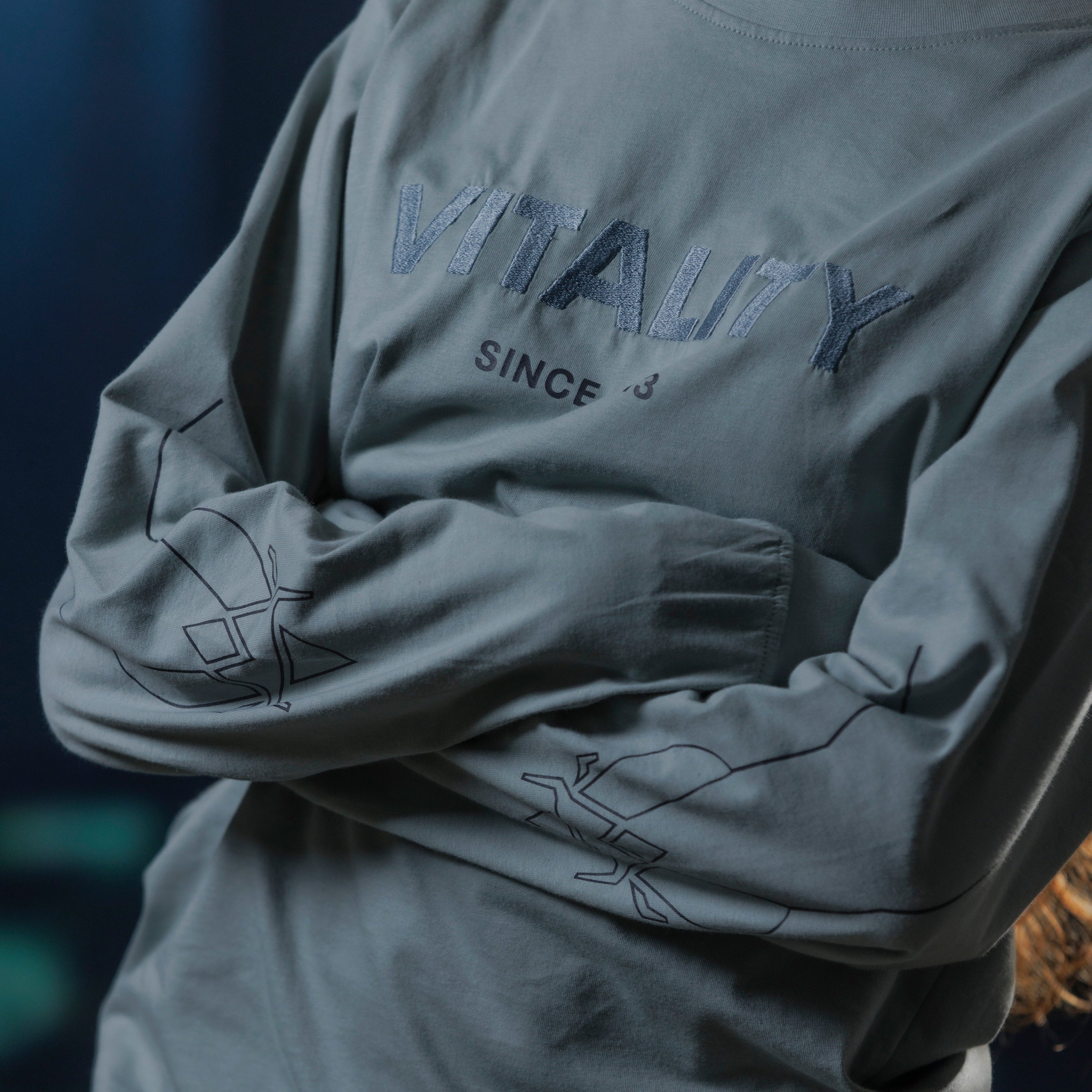 T-shirt à manches longues Energy gris clair - Member Pre Sales Team Vitality