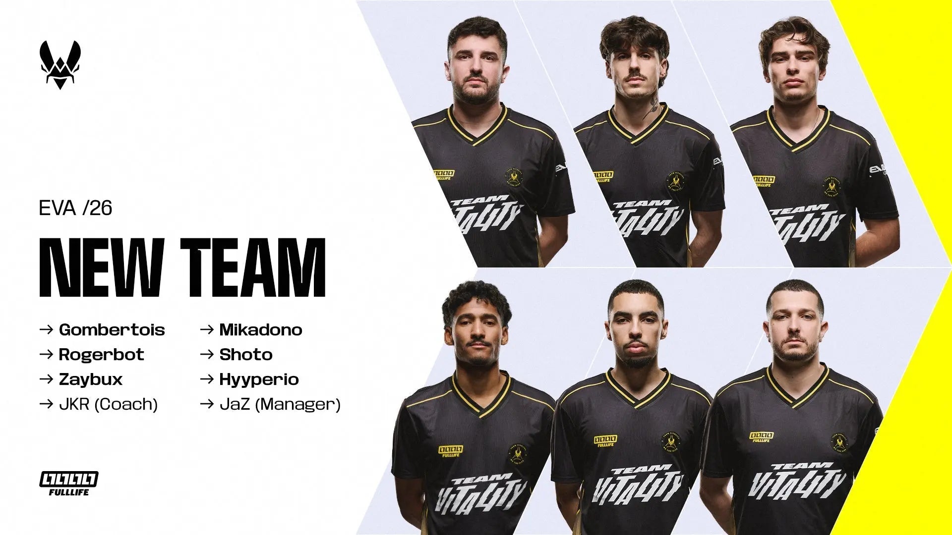 TEAM VITALITY JOINS THE EVA PRO LEAGUE