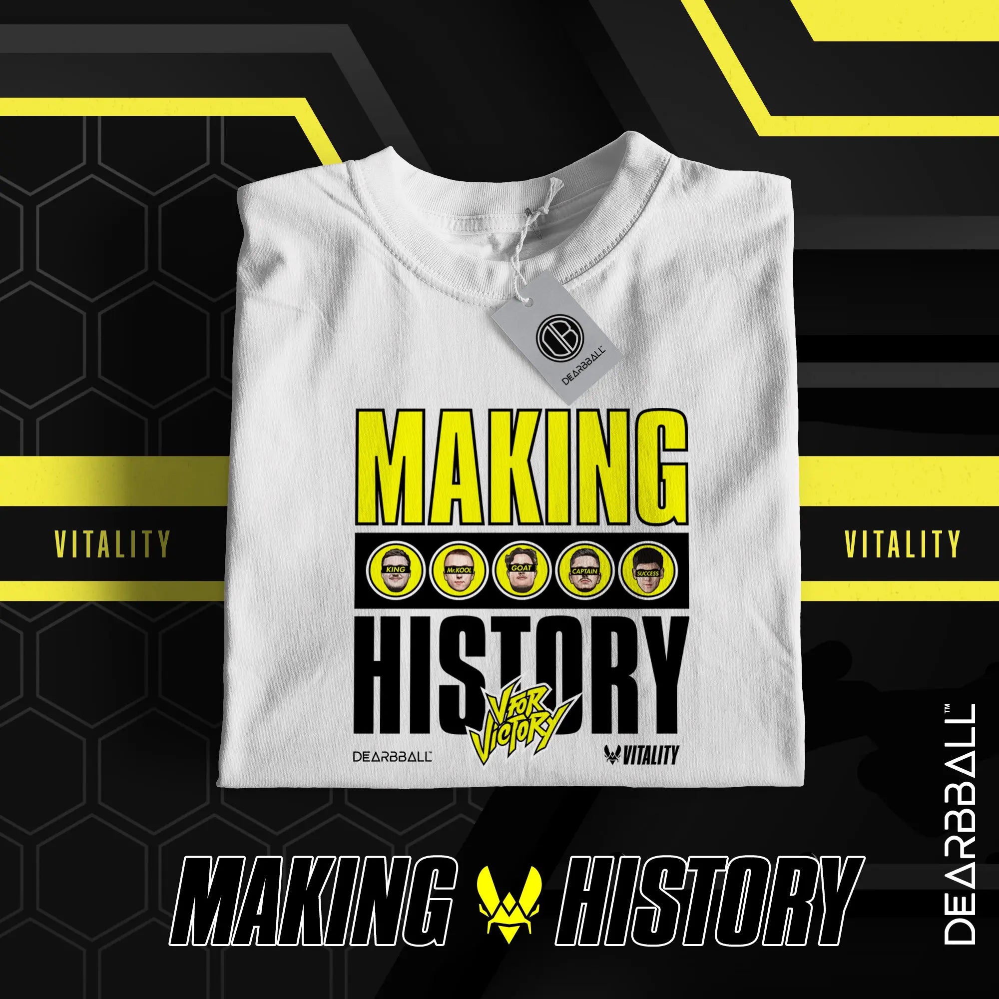 Vitality x DearBBall t-shirt - MAKING HISTORY