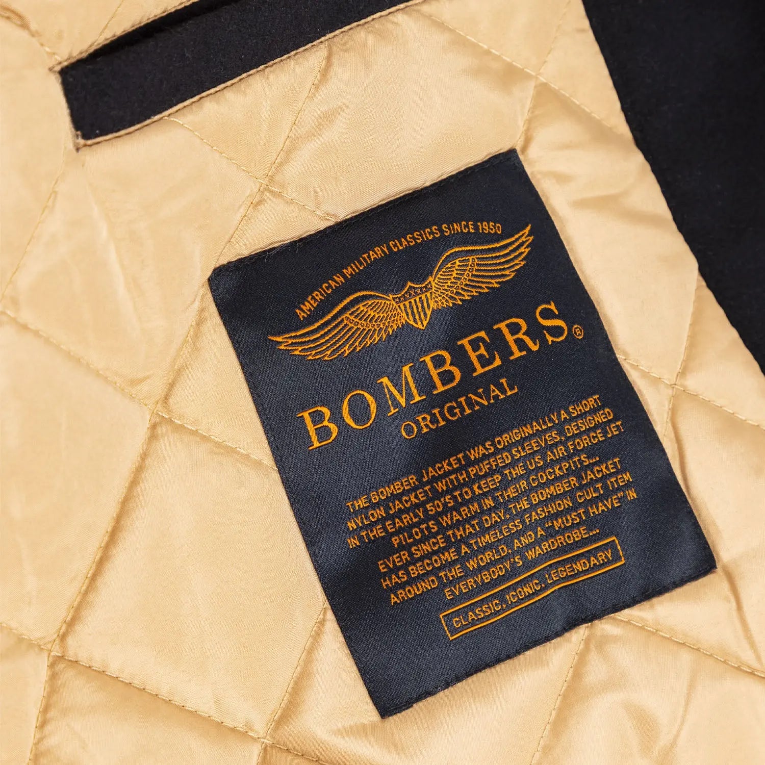 bomber vitality university 2025 x bomber original étiquette intérieure