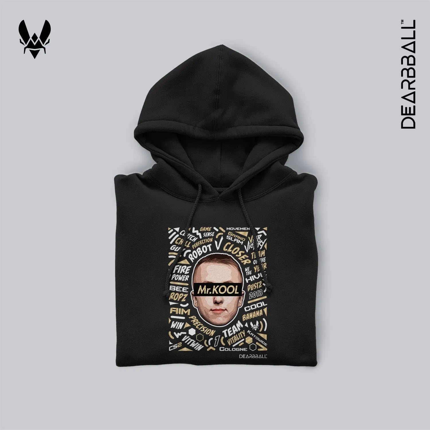 hoodie dearbball x vitality ropz noir