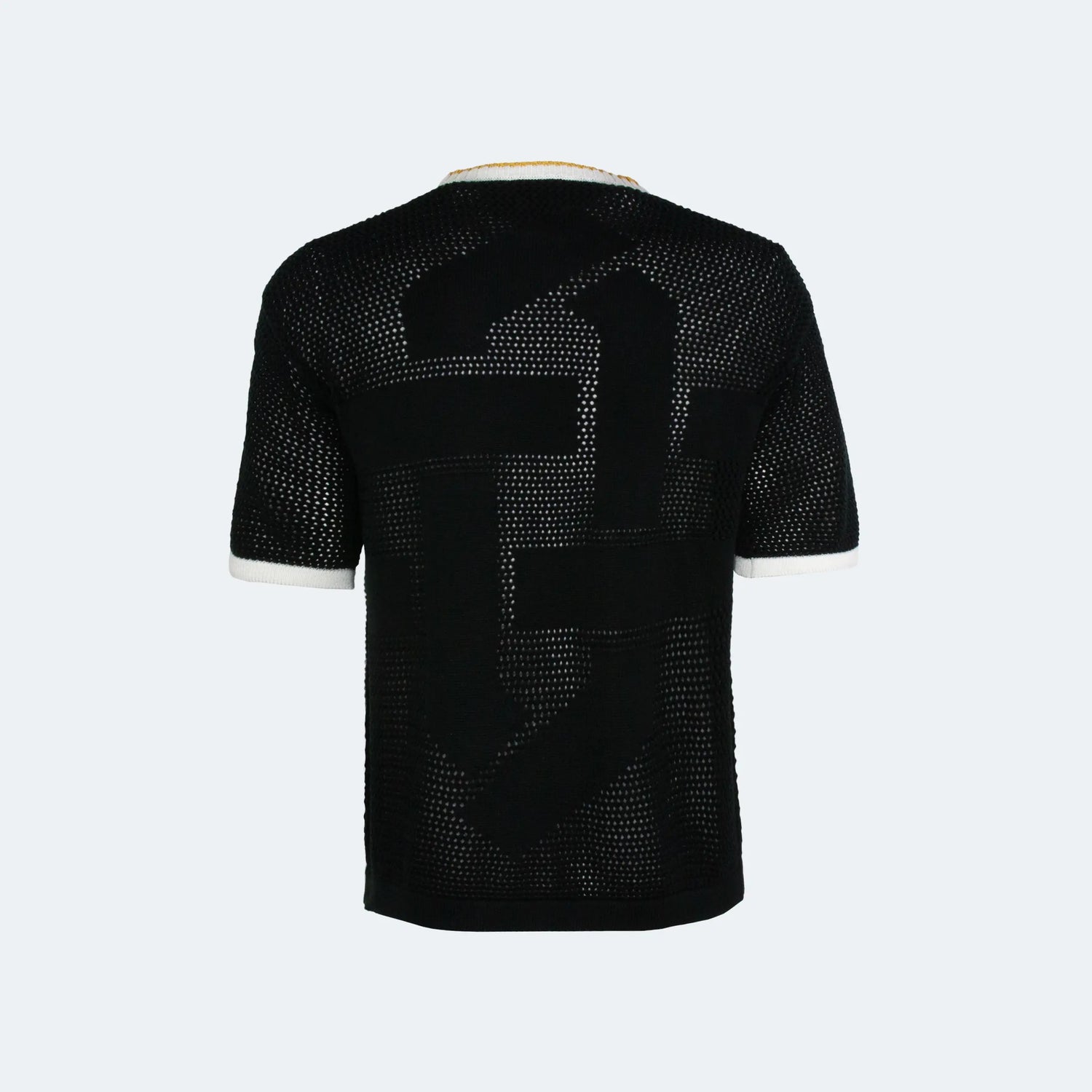 t-shirt vitality x miasin noir et jaune mailles