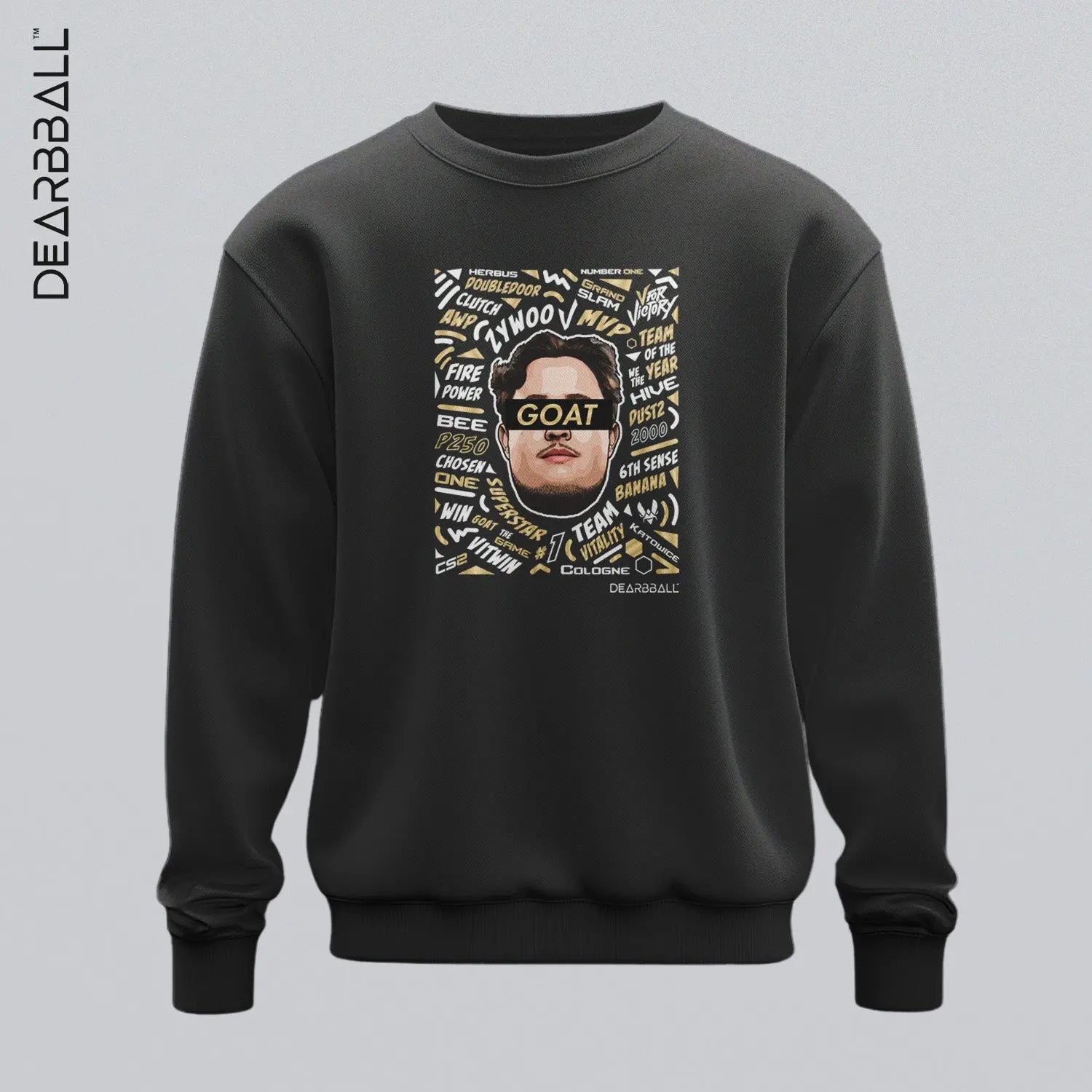 sweat dearbball x vitality zywoo noir