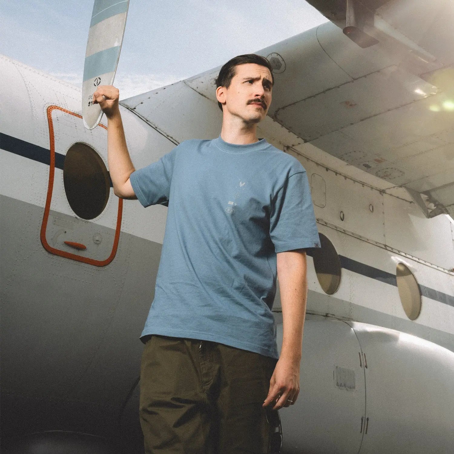 Blue Airline T-shirt