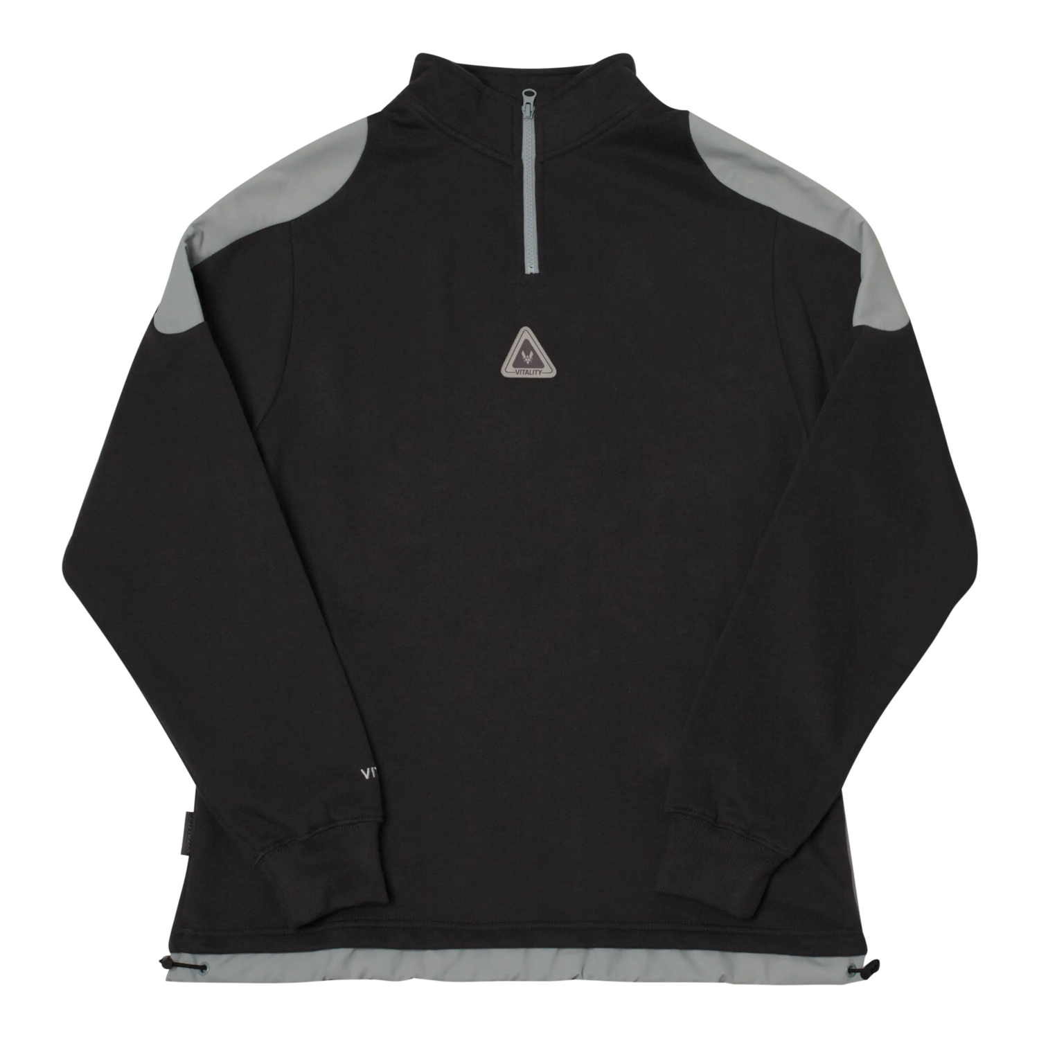 Pull à zip Light Tech noir et gris