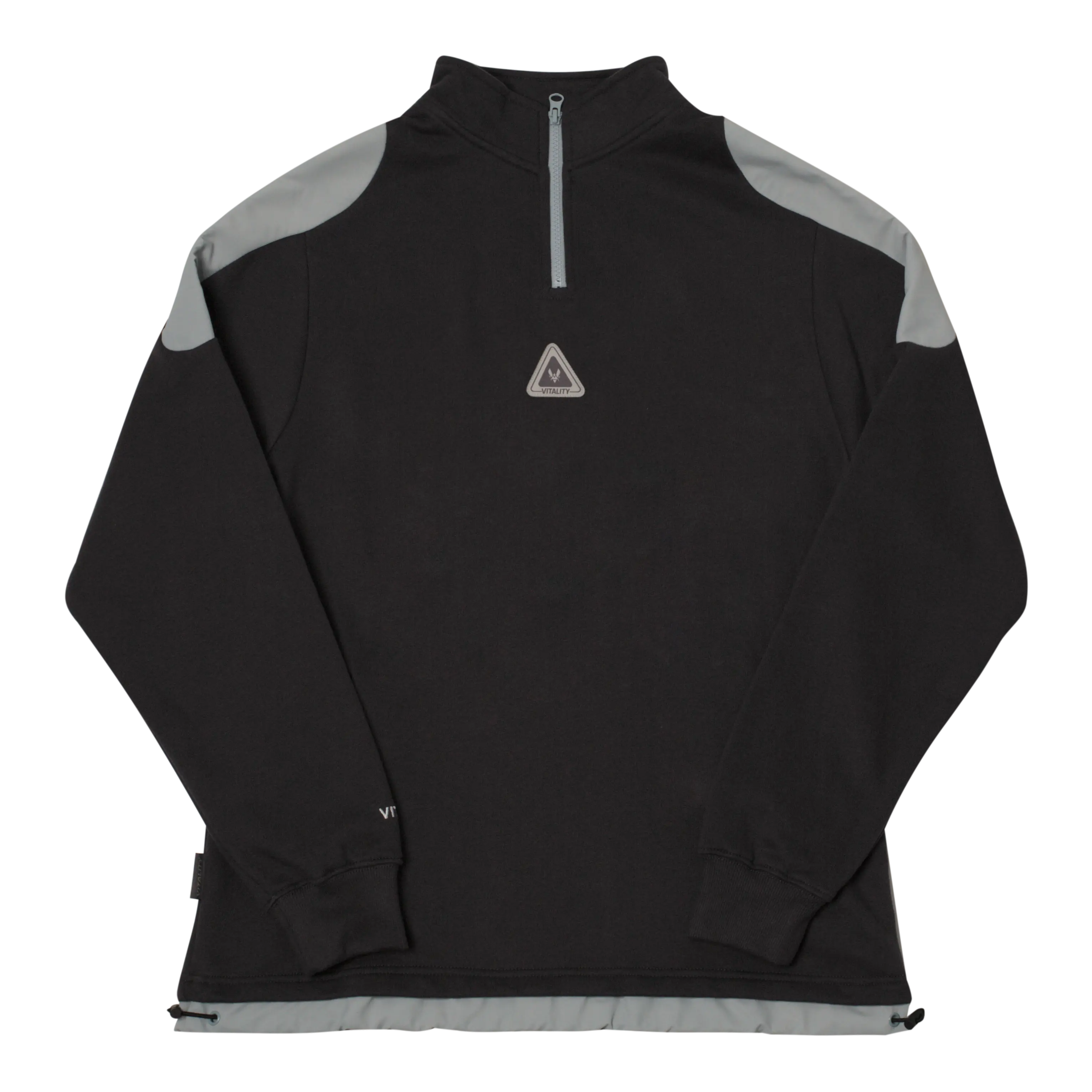 Pull à zip Light Tech noir et gris