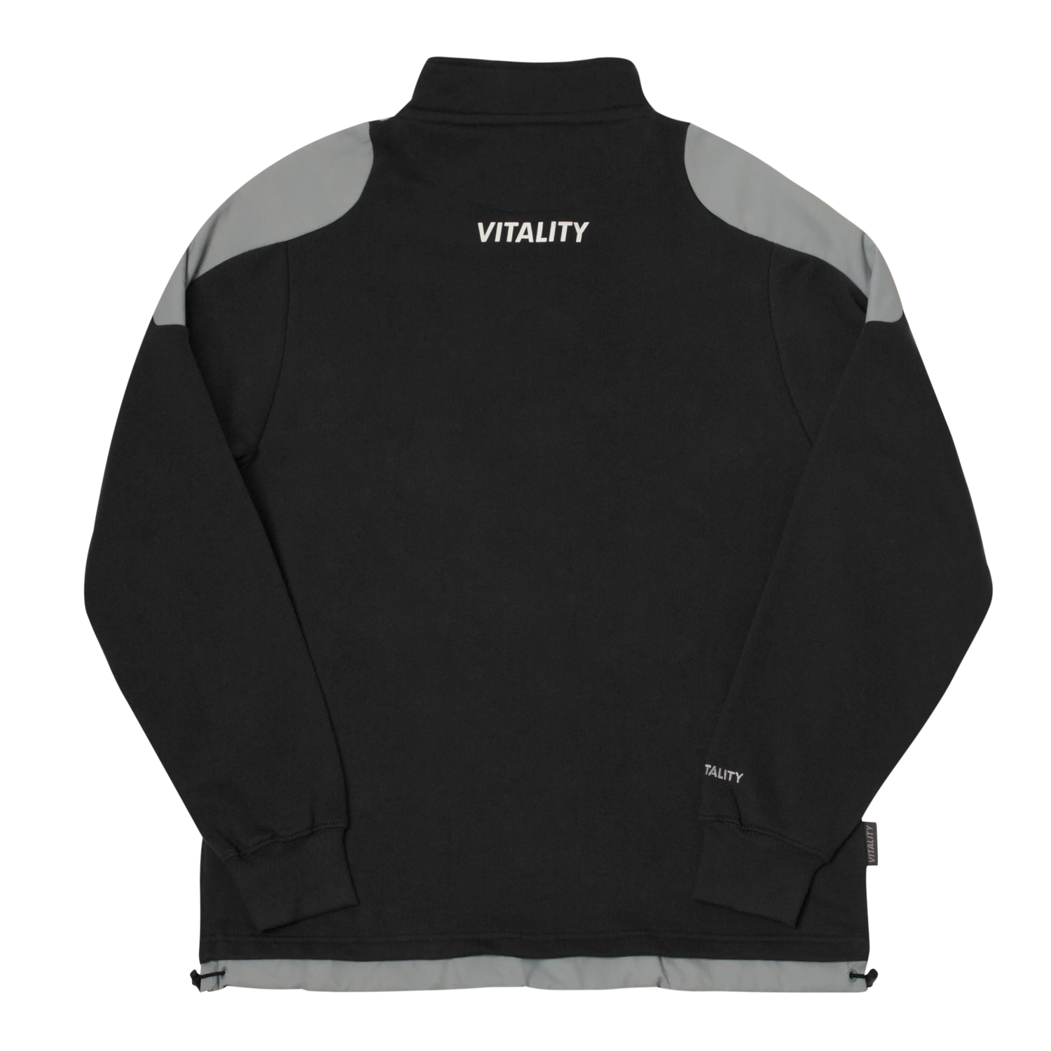 Pull à zip Light Tech noir et gris