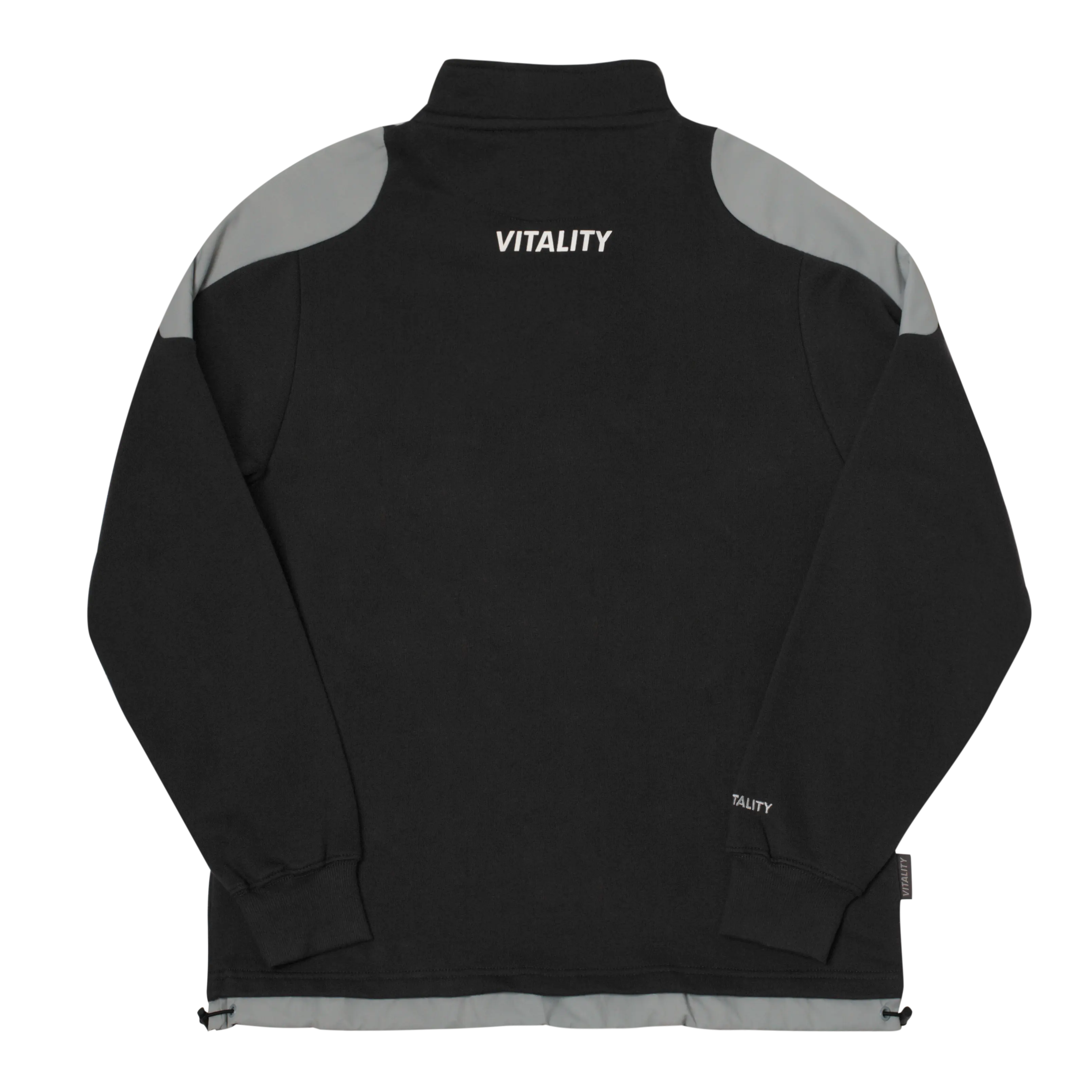 Pull à zip Light Tech noir et gris
