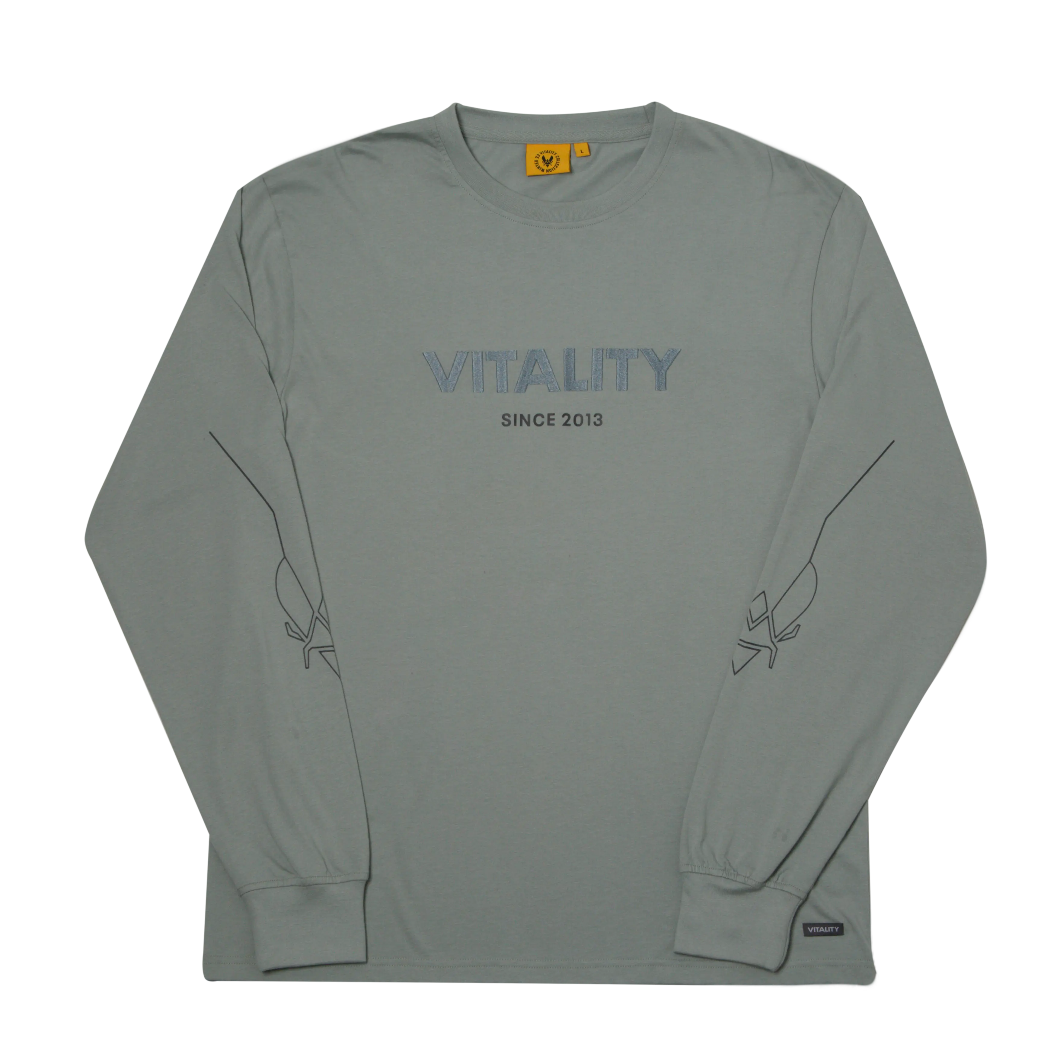 T-shirt à manches longues Energy gris clair