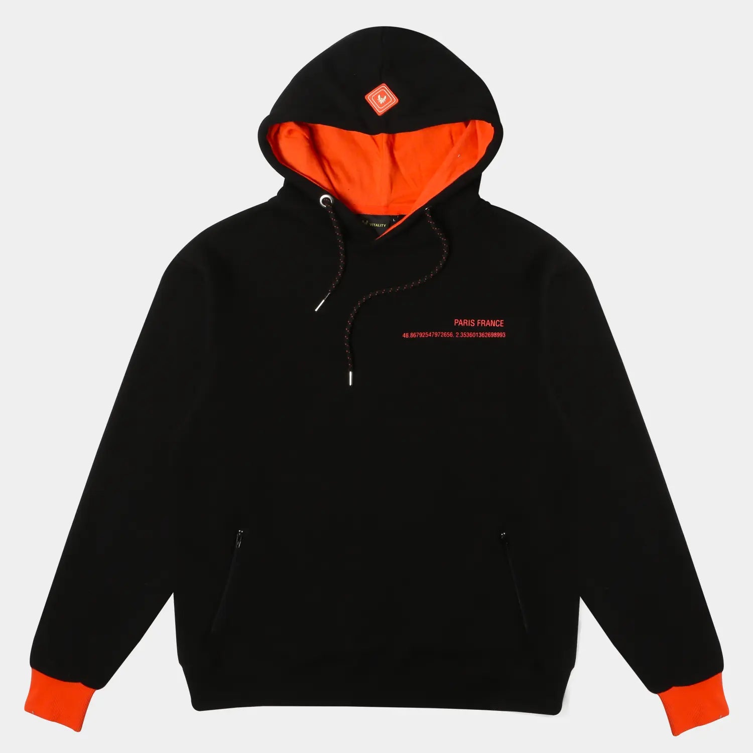 Hoodie Locality V-Lifestyle noir