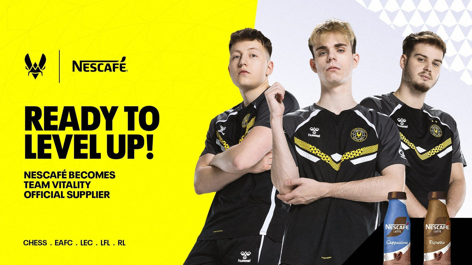 TEAM VITALITY ET NESCAFÉ LATTE S’ASSOCIENT AUTOUR DU CONCEPT RAFRAÎCHISSANT « READY TO LEVEL UP »