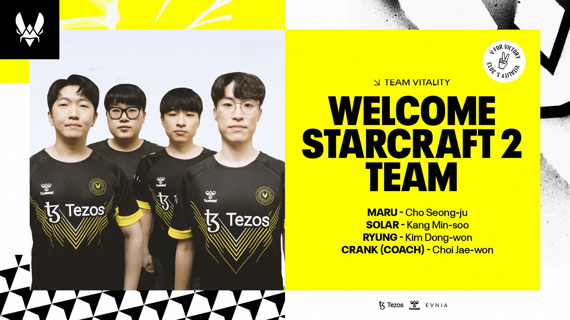 TEAM VITALITY ACCUEILLE UNE NOUVELLE ÉQUIPE SUR STARCRAFT II BASÉE EN CORÉE DU SUD ET POURSUIT SA CROISSANCE À L’INTERNATIONAL