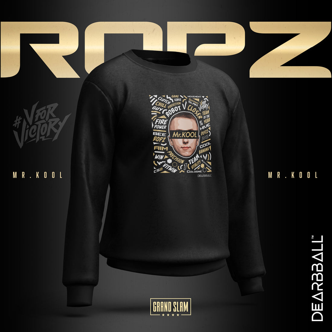 sweat dearbball x vitality ropz noir lifestyle