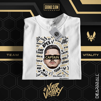 t-shirt dearbball x vitality blanc apex lifestyle