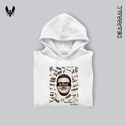 hoodie dearbball x vitality mezii blanc
