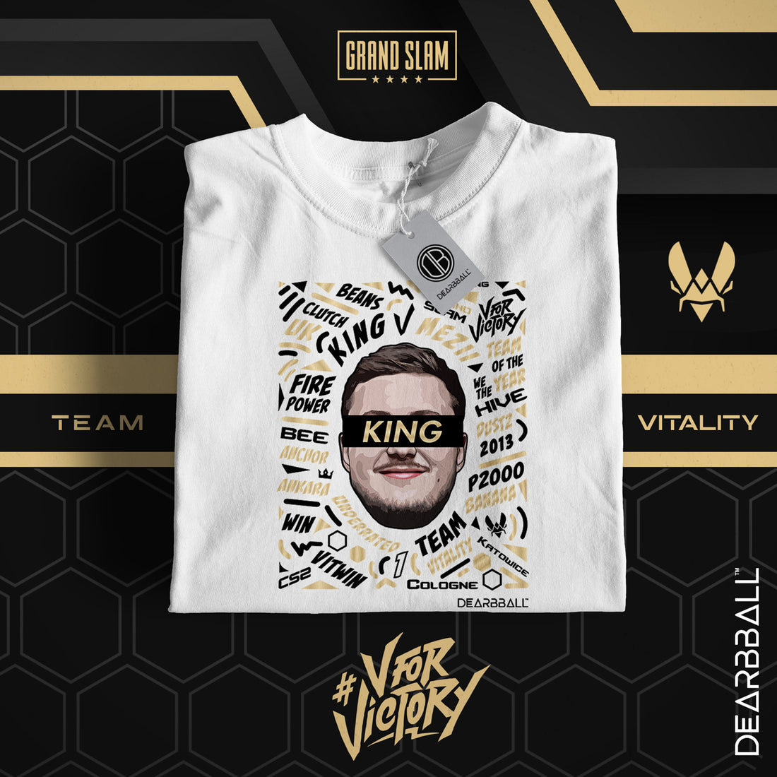 t-shirt dearbball x vitality blanc mezii lifestyle