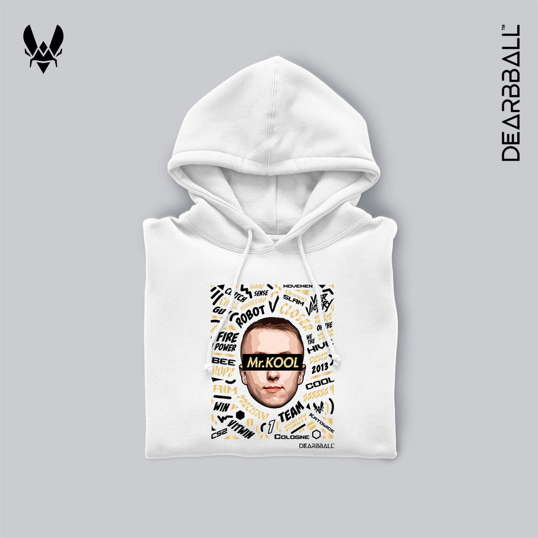 hoodie dearbball x vitality ropz blanc