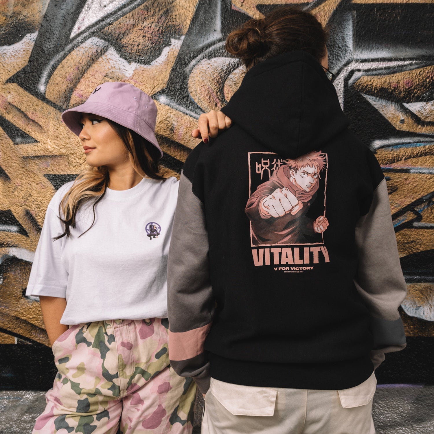 Vitality x Jujutsu Kaisen - Hoodie Itadori Yuji Team Vitality