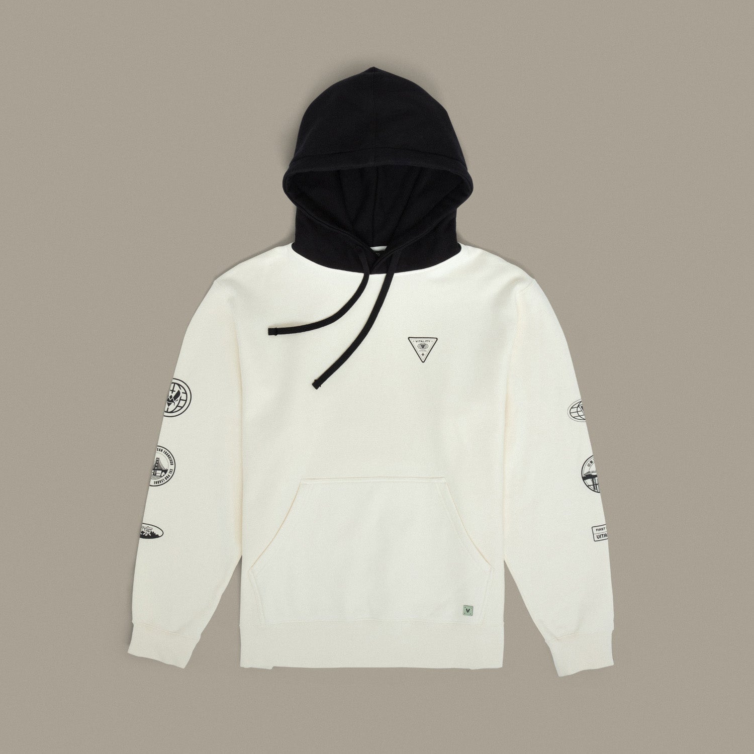 Hoodie Beige bicolore Airline - Member Pre Sales Team Vitality