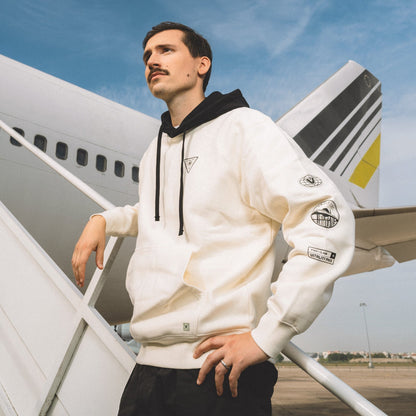 Hoodie Beige bicolore Airline - Member Pre Sales Team Vitality