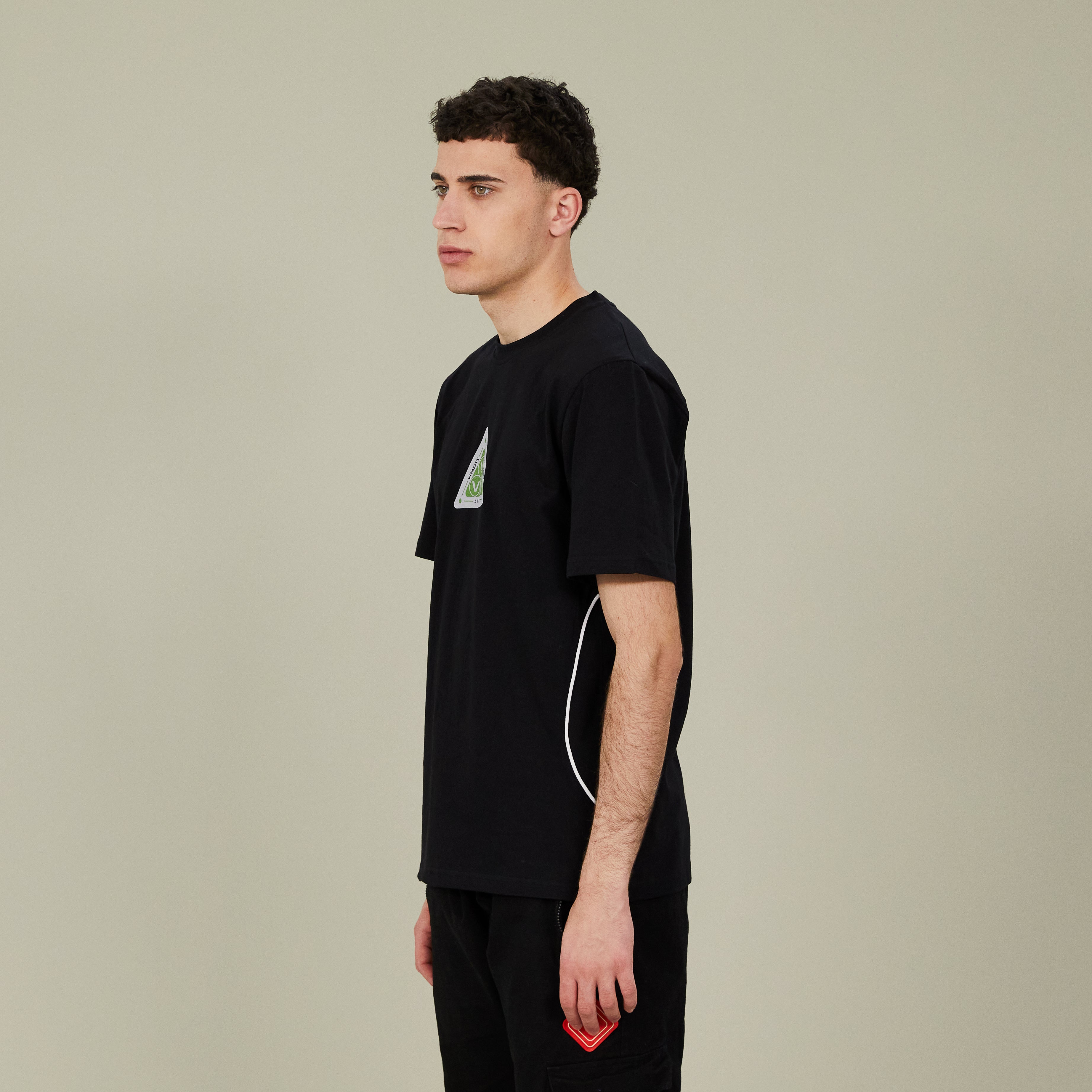 T-shirt Teknik noir Team Vitality