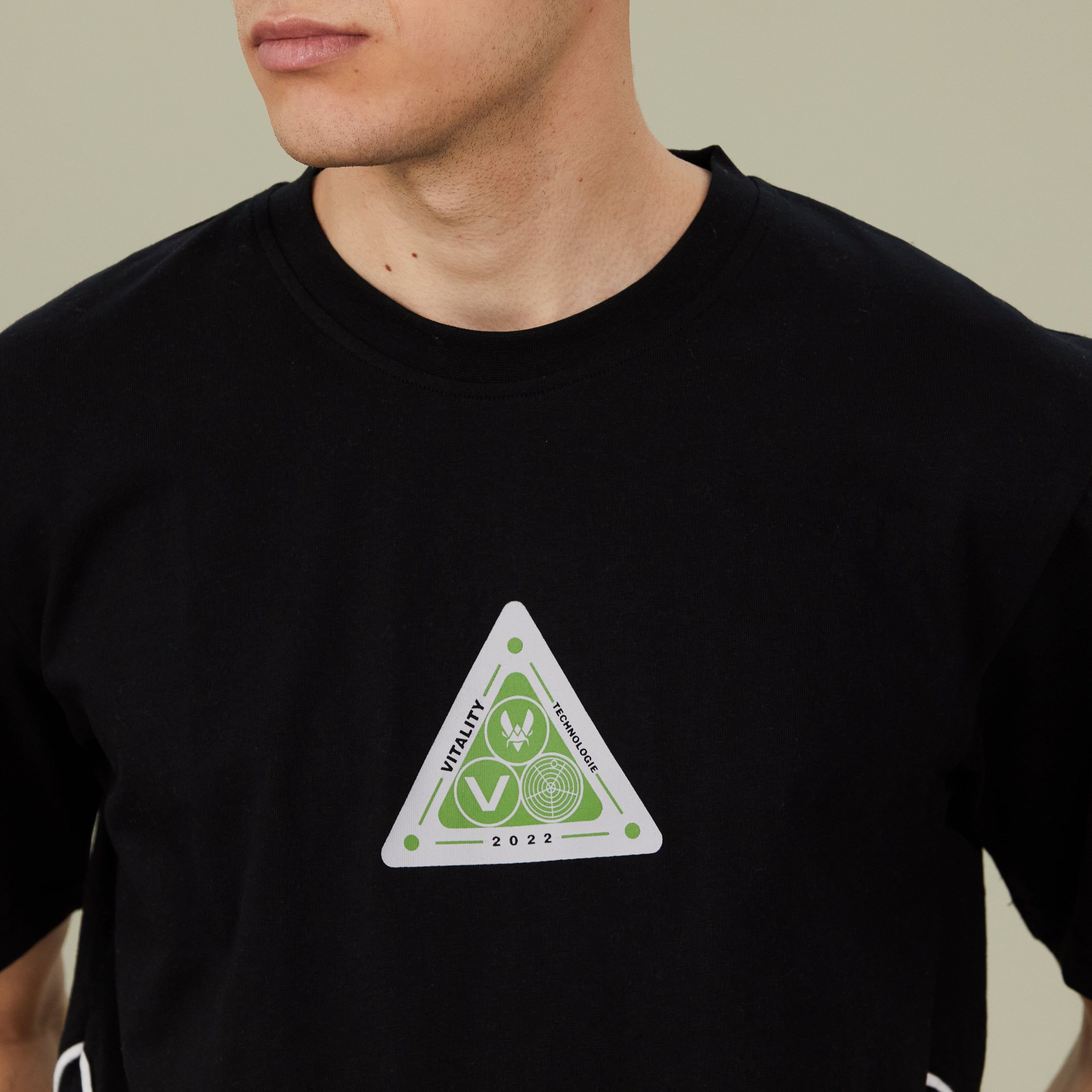 T-shirt Teknik noir Team Vitality