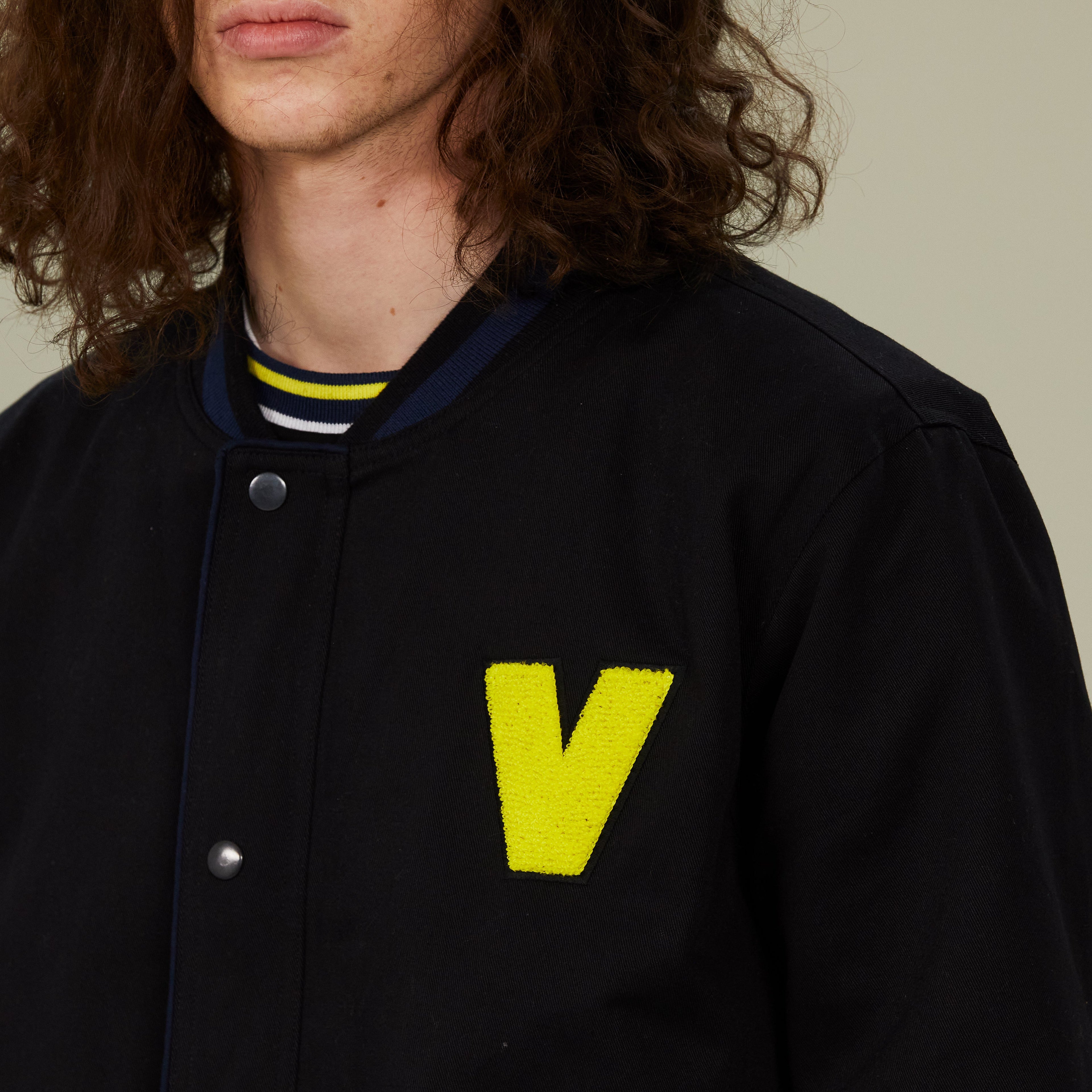 Veste Teddy V noire Team Vitality