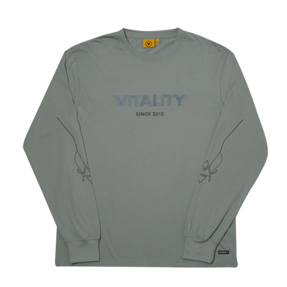 T-shirt à manches longues Energy gris clair Team Vitality