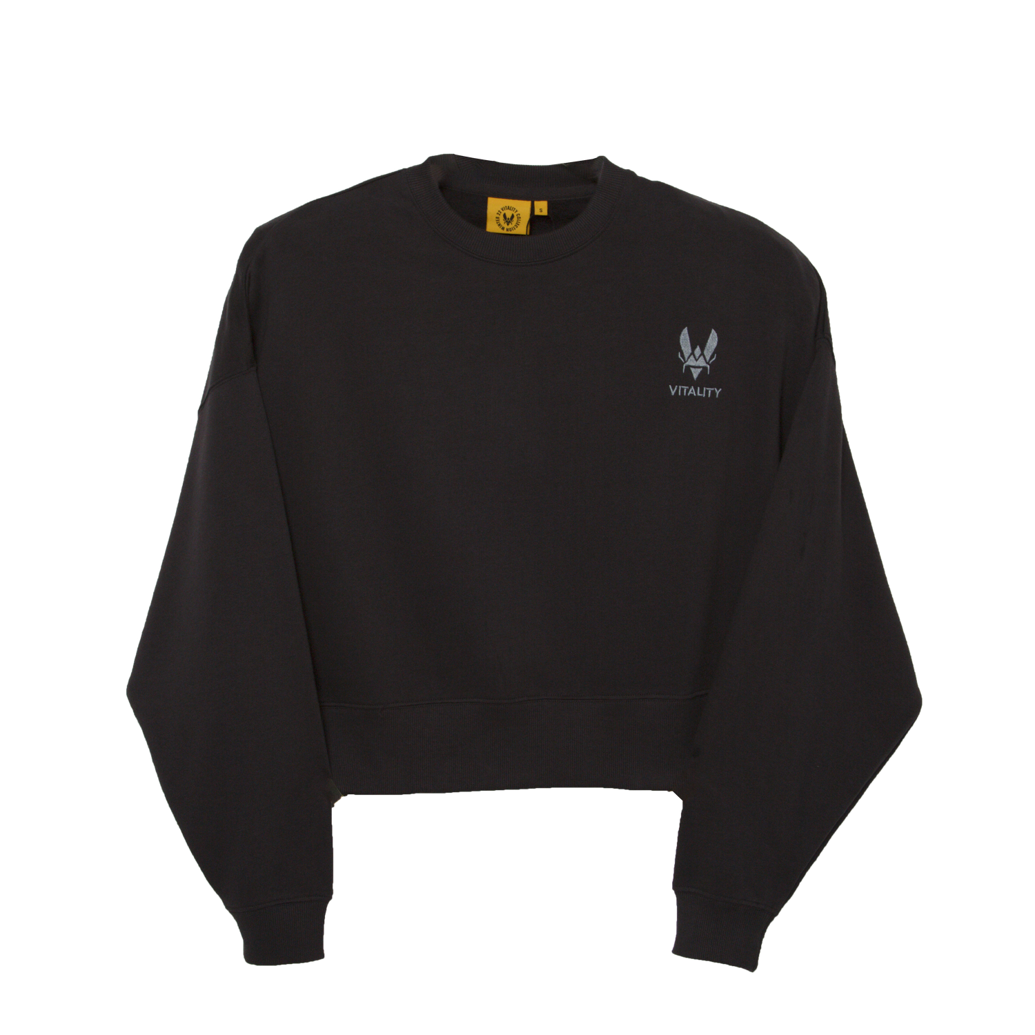 Crewneck Crop gris pour femme Team Vitality