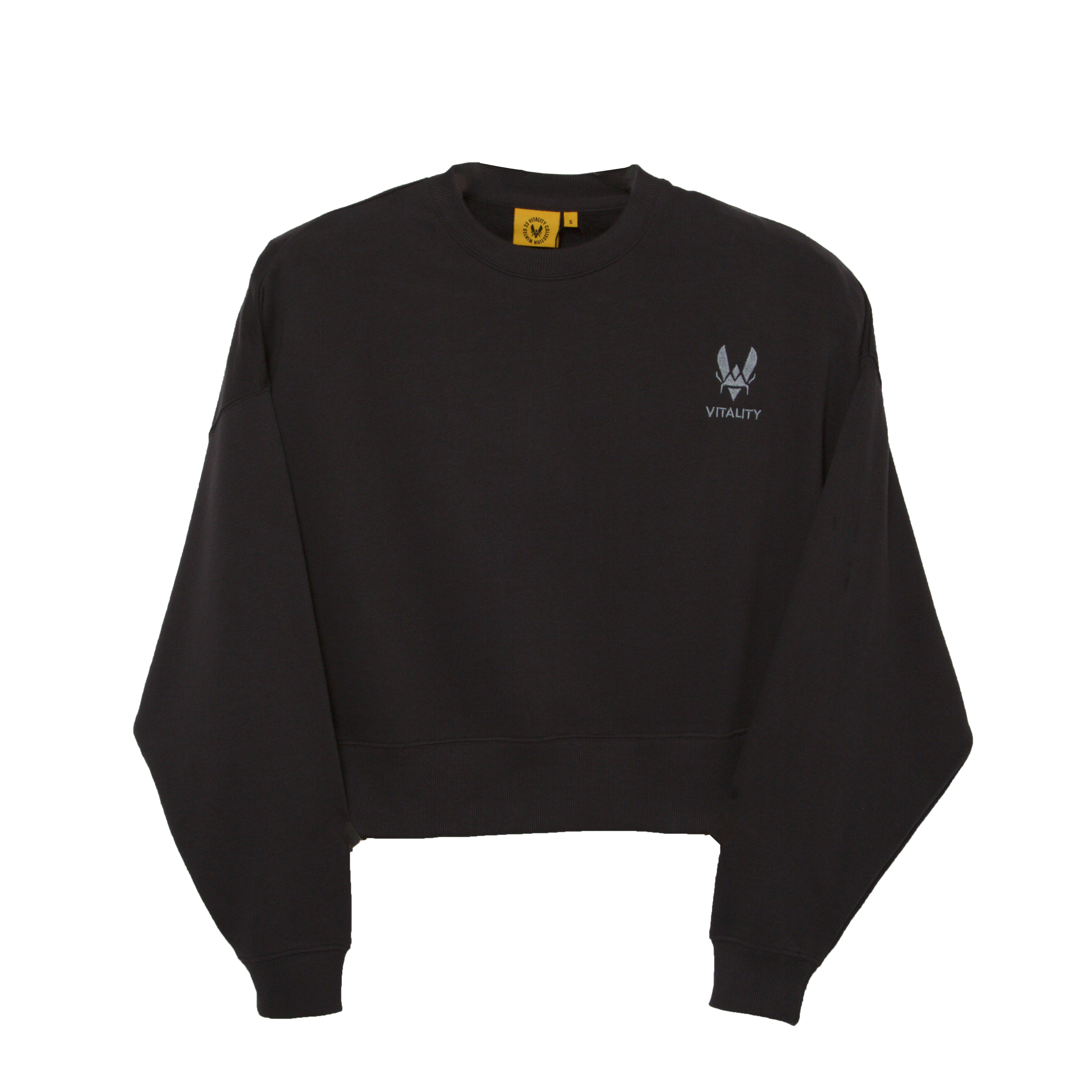 Crewneck Crop gris pour femme Team Vitality