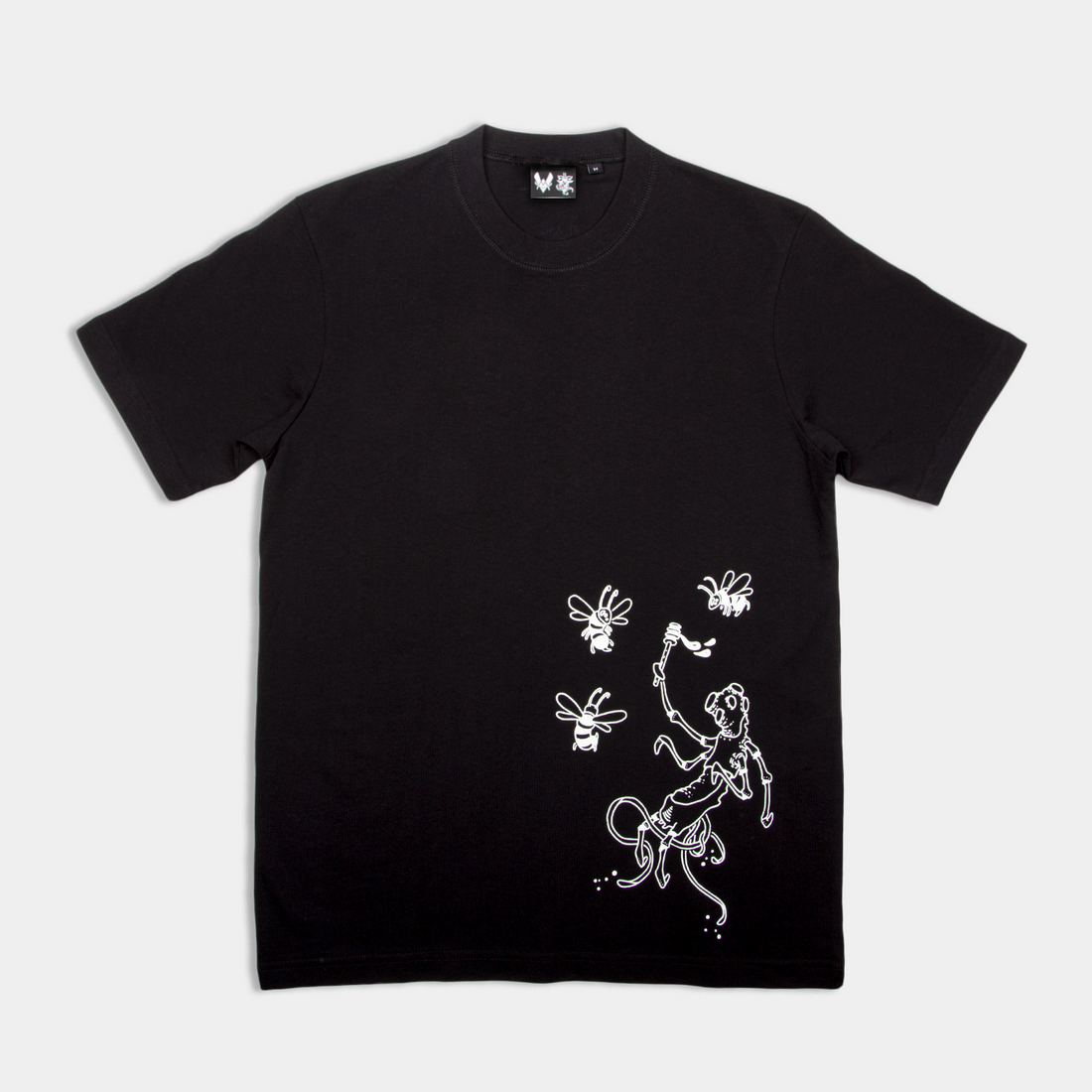 V-shirt Fleuwr noir Team Vitality
