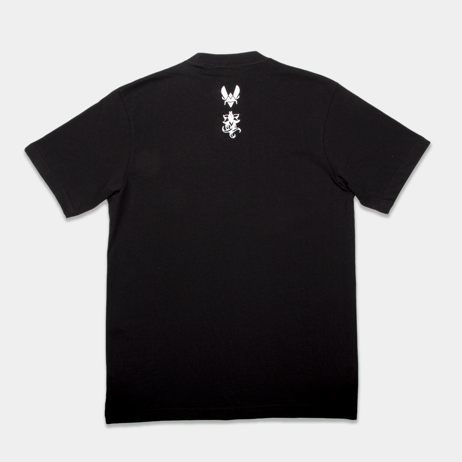 V-shirt Fleuwr noir Team Vitality