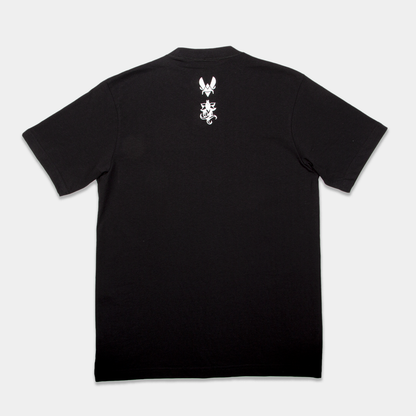 V-shirt Fleuwr noir Team Vitality