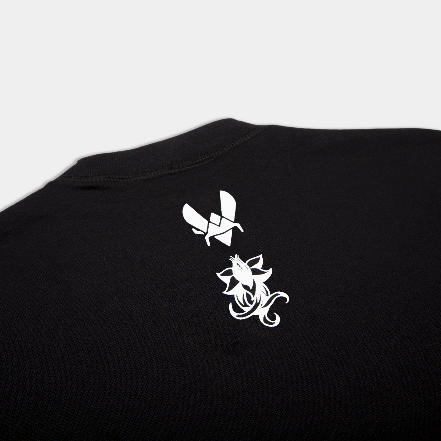 V-shirt Fleuwr noir Team Vitality