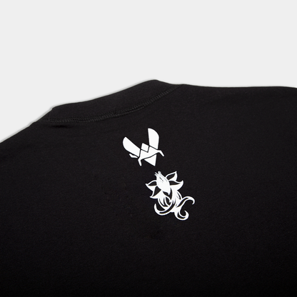 V-shirt Fleuwr noir Team Vitality