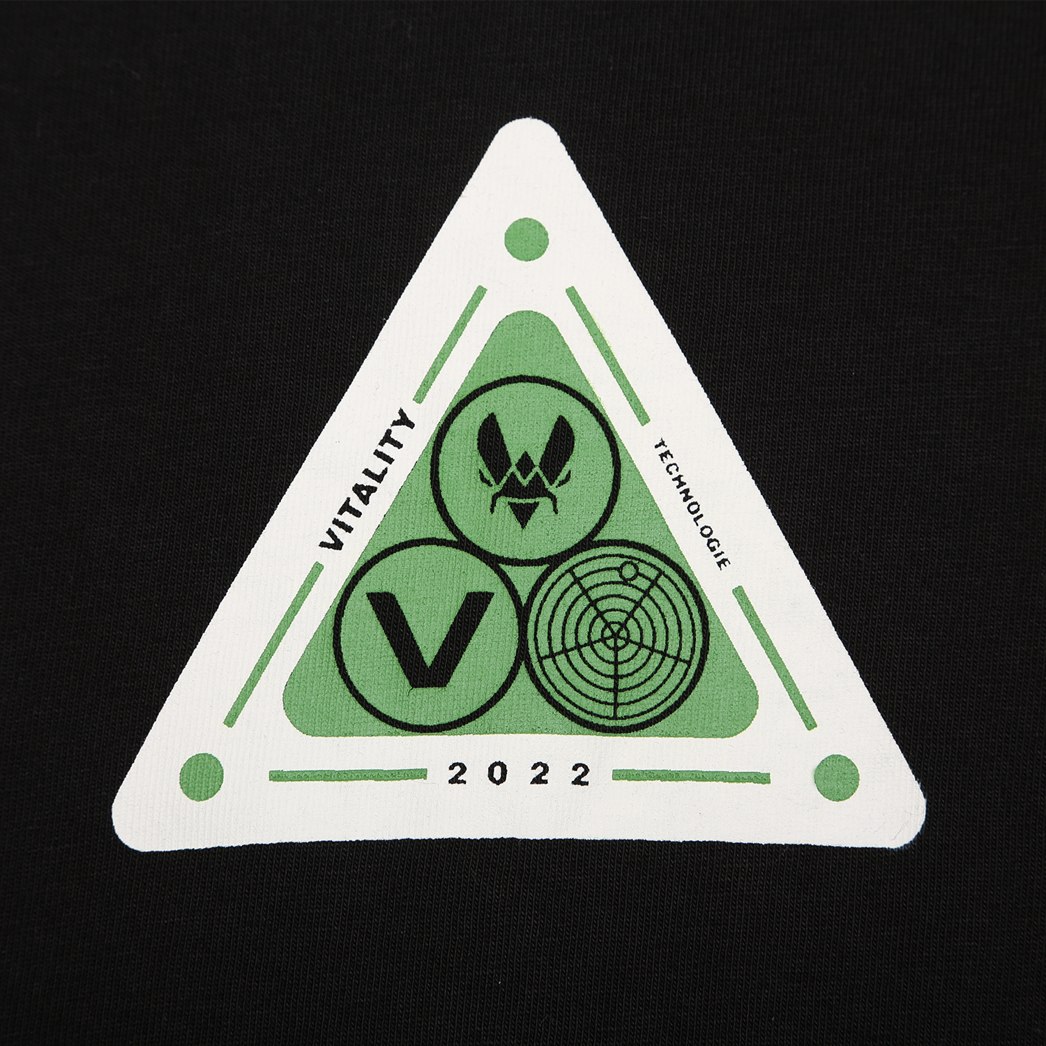 T-shirt Teknik noir Team Vitality