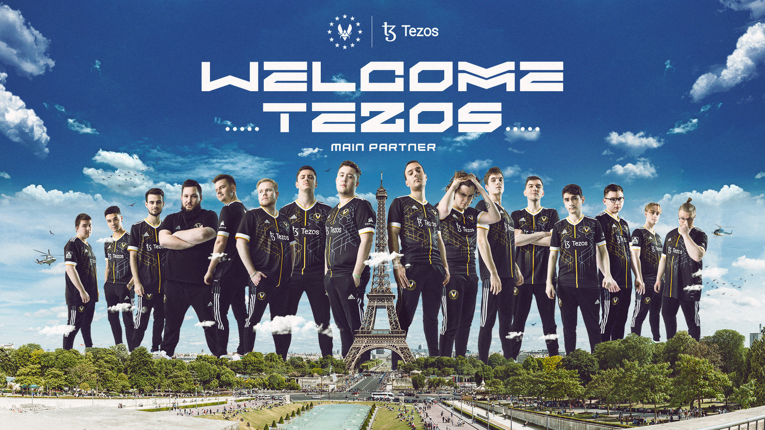 Team Vitality annonce un partenariat historique sur 3 ans avec Tezos,  son nouveau partenaire principal