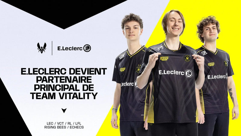 E.LECLERC DEVIENT LE PARTENAIRE PRINCIPAL DU CLUB D’ESPORT TEAM VITALITY