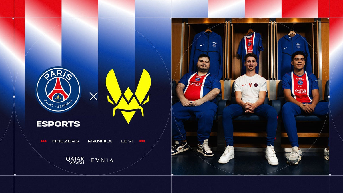 TEAM VITALITY ET LE PARIS SAINT-GERMAIN  ESPORTS DÉVOILENT LEUR NOUVEAU ROSTER