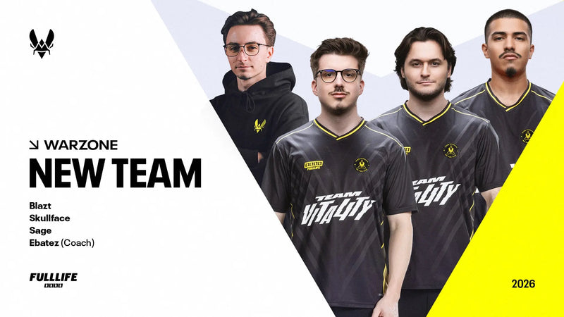 TEAM VITALITY ÉTEND SA DOMINATION SUR LES JEUX DE TIR AVEC TROIS NOUVEAUX ROSTERS Team Vitality