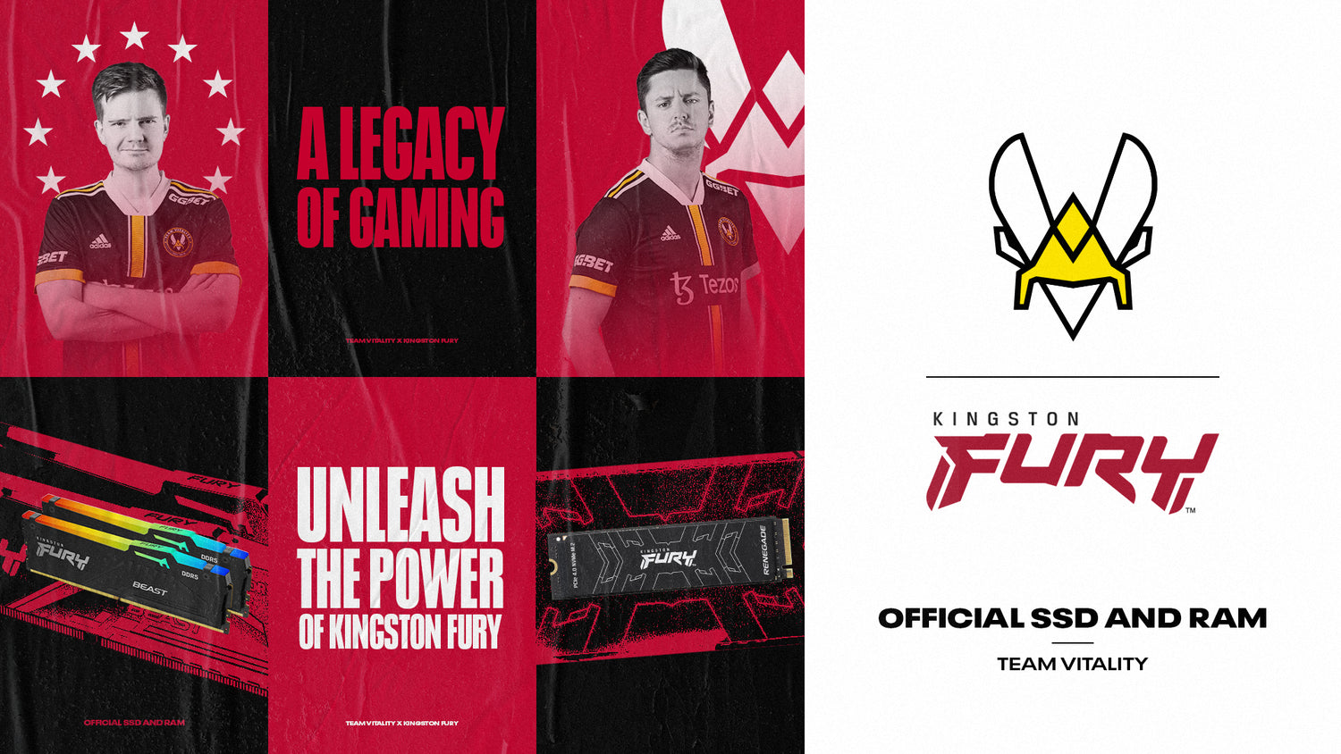 Team Vitality annonce un partenariat pluriannuel avec Kingston FURY