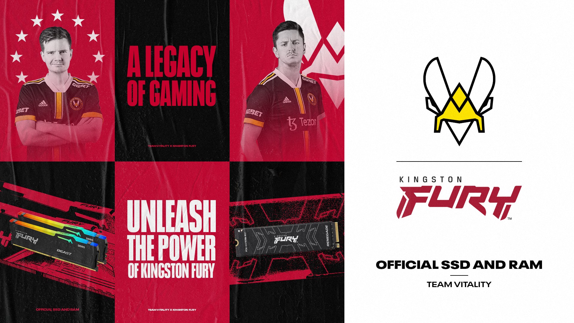 Team Vitality annonce un partenariat pluriannuel avec Kingston FURY