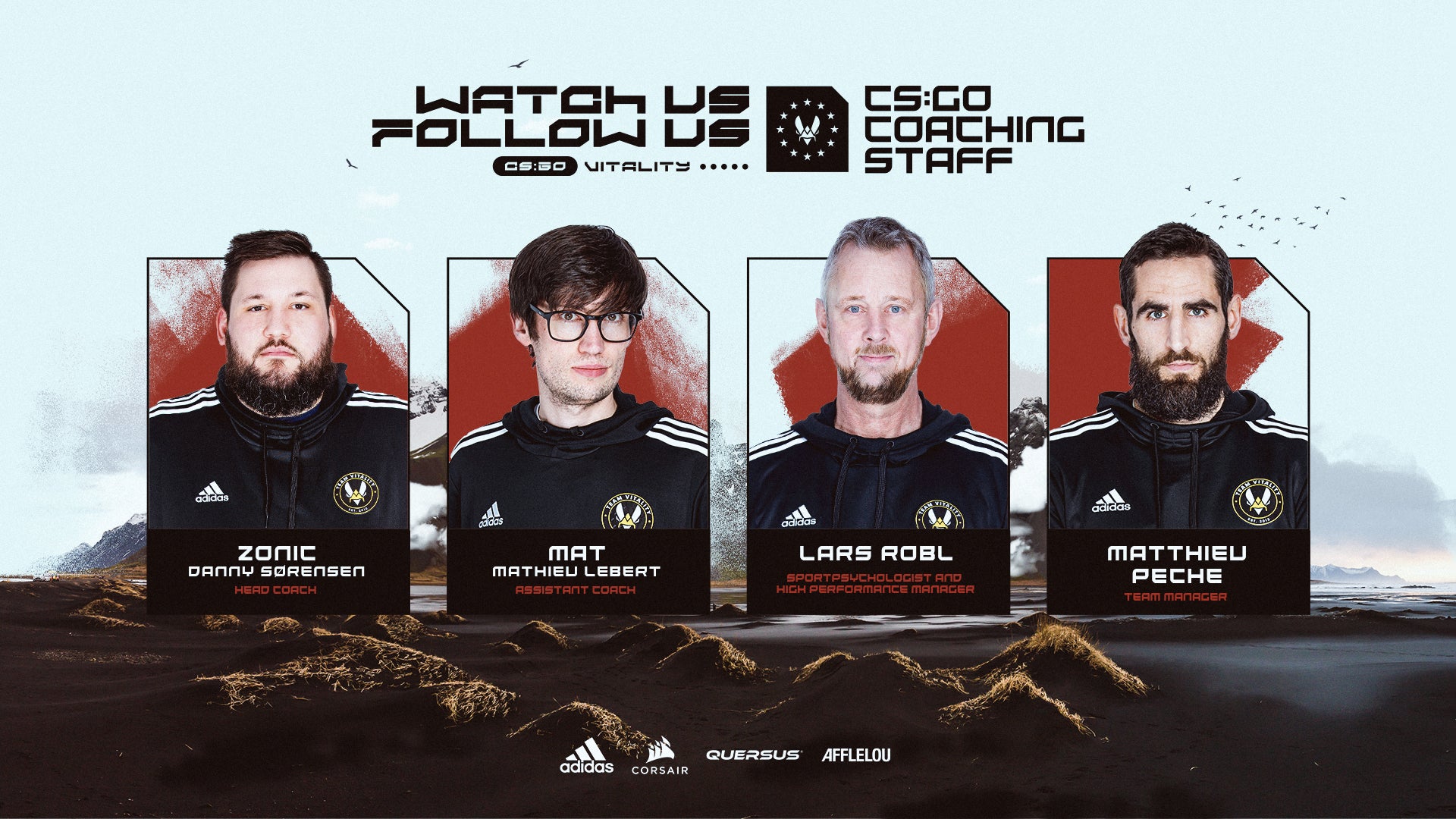 Un coaching staff de classe mondiale pour l’équipe CS: GO de Team Vitality