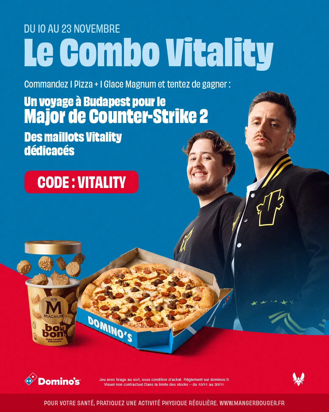 Domino's x Magnum Ice Cream Company x Team Vitality