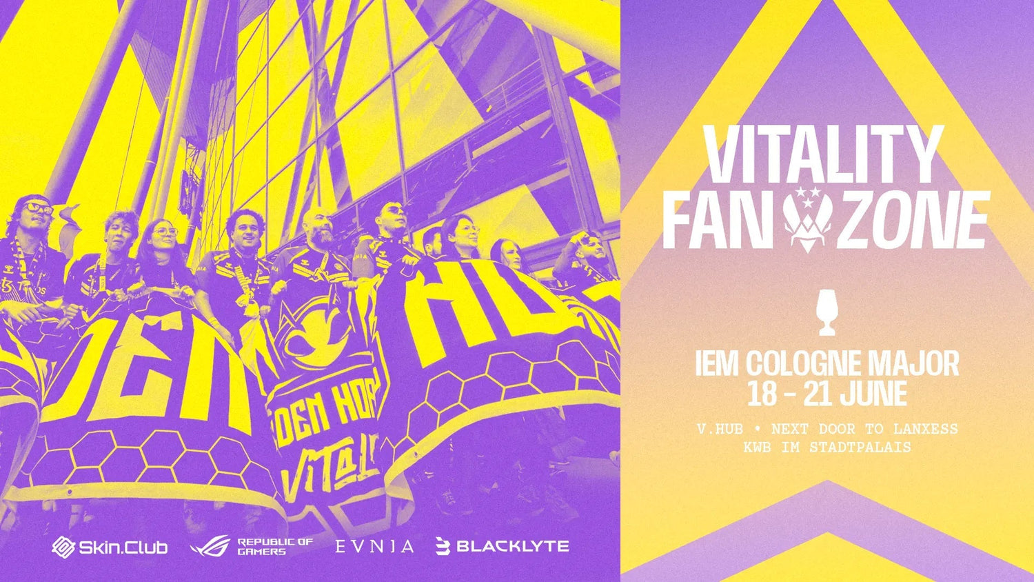 TEAM VITALITY OUVRE SA FANZONE V.HUB POUR  LE MAJOR DE COLOGNE