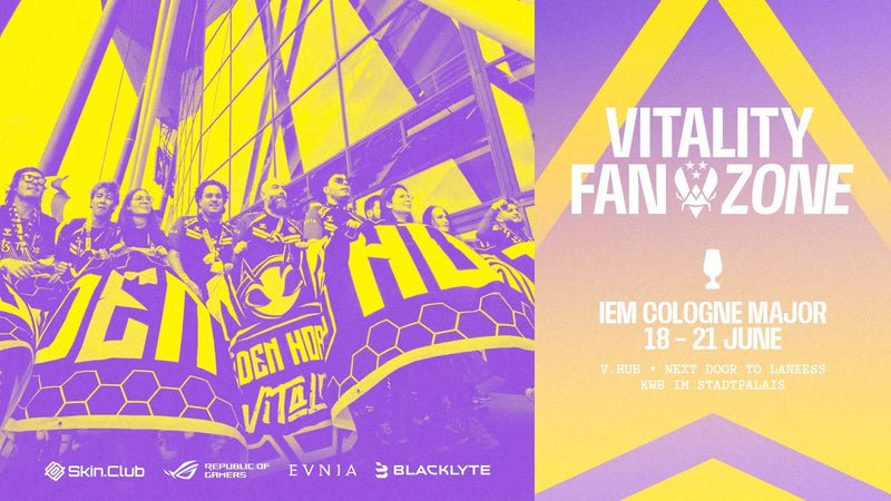 TEAM VITALITY OUVRE SA FANZONE V.HUB POUR  LE MAJOR DE COLOGNE