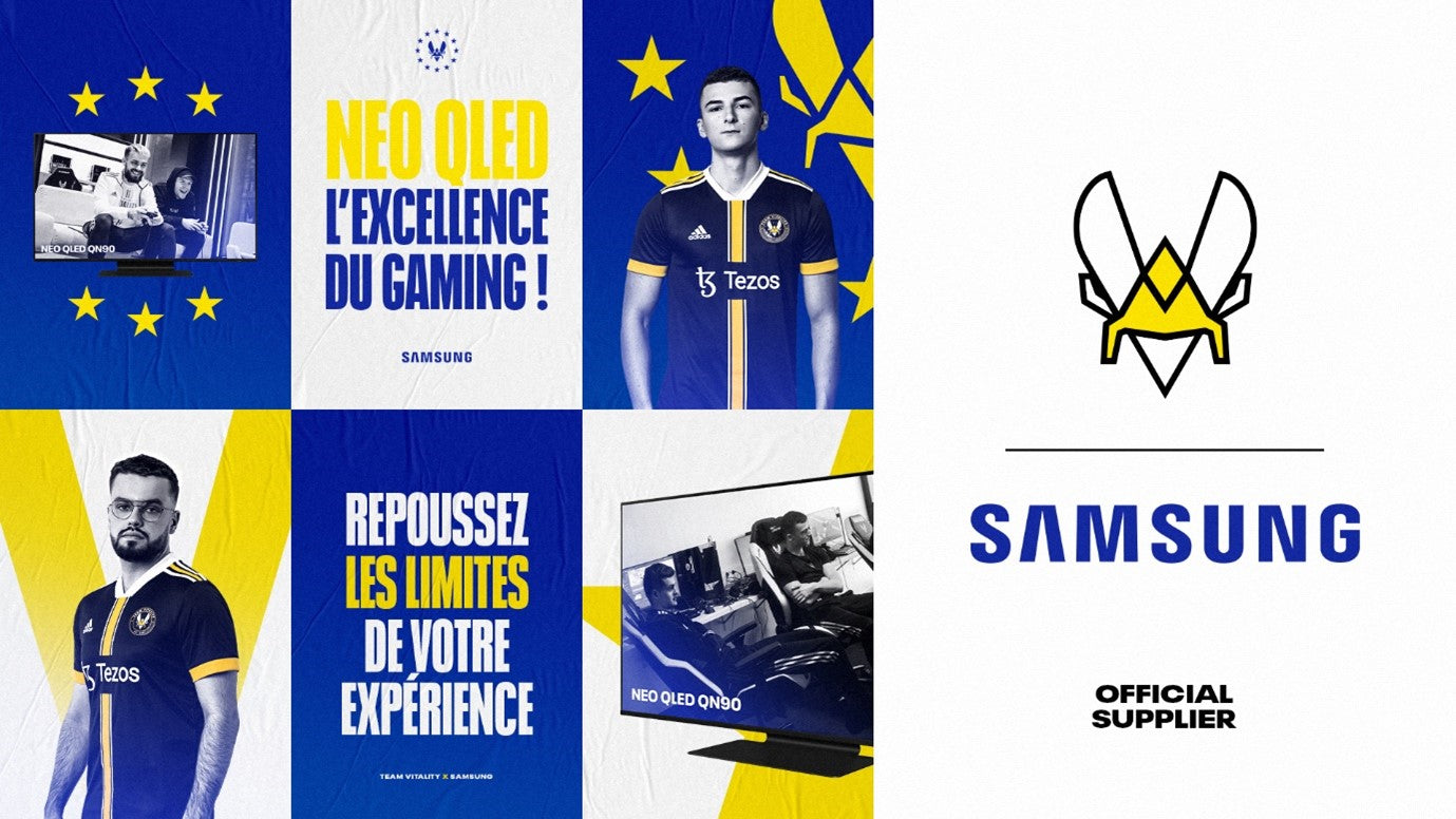 TEAM VITALITY CHOISIT SAMSUNG COMME PARTENAIRE TV OFFICIEL