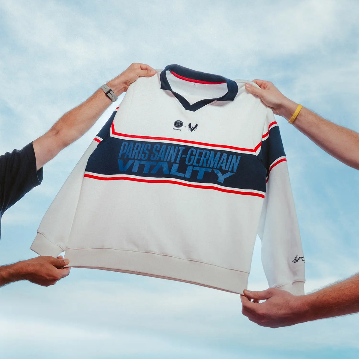 PSG Esport x Vitality White Crewneck