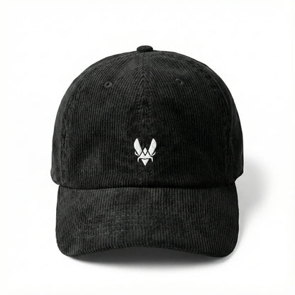 Casquette Vitality velours côtelé noir